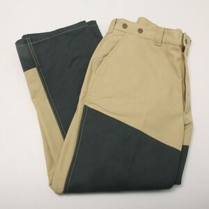 Filson Style 75 Men's Size 36 Tan Green Two Tone Canvas Work Hunting Pants